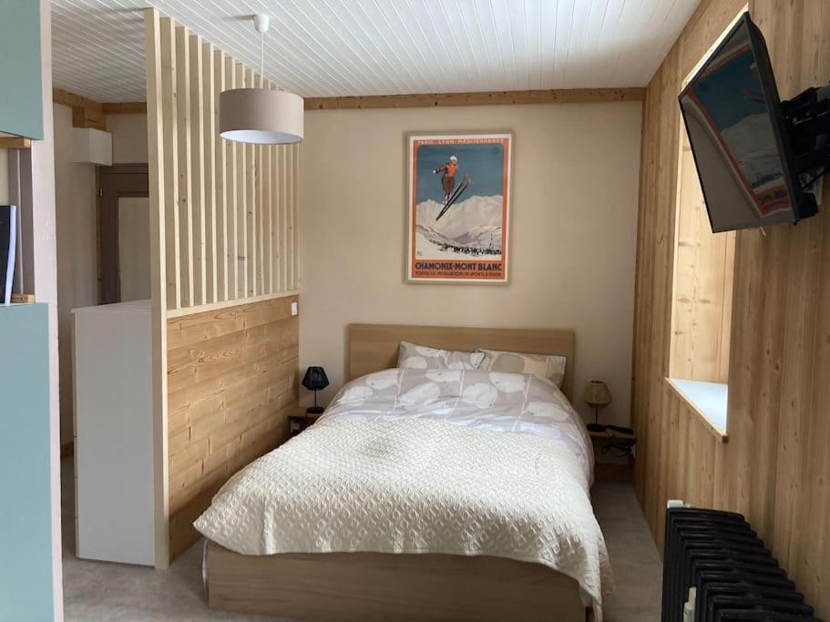 Studio Chaleureux Au Depart Des Sentiers Et Pistes De Ski Lajoux Bagian luar foto